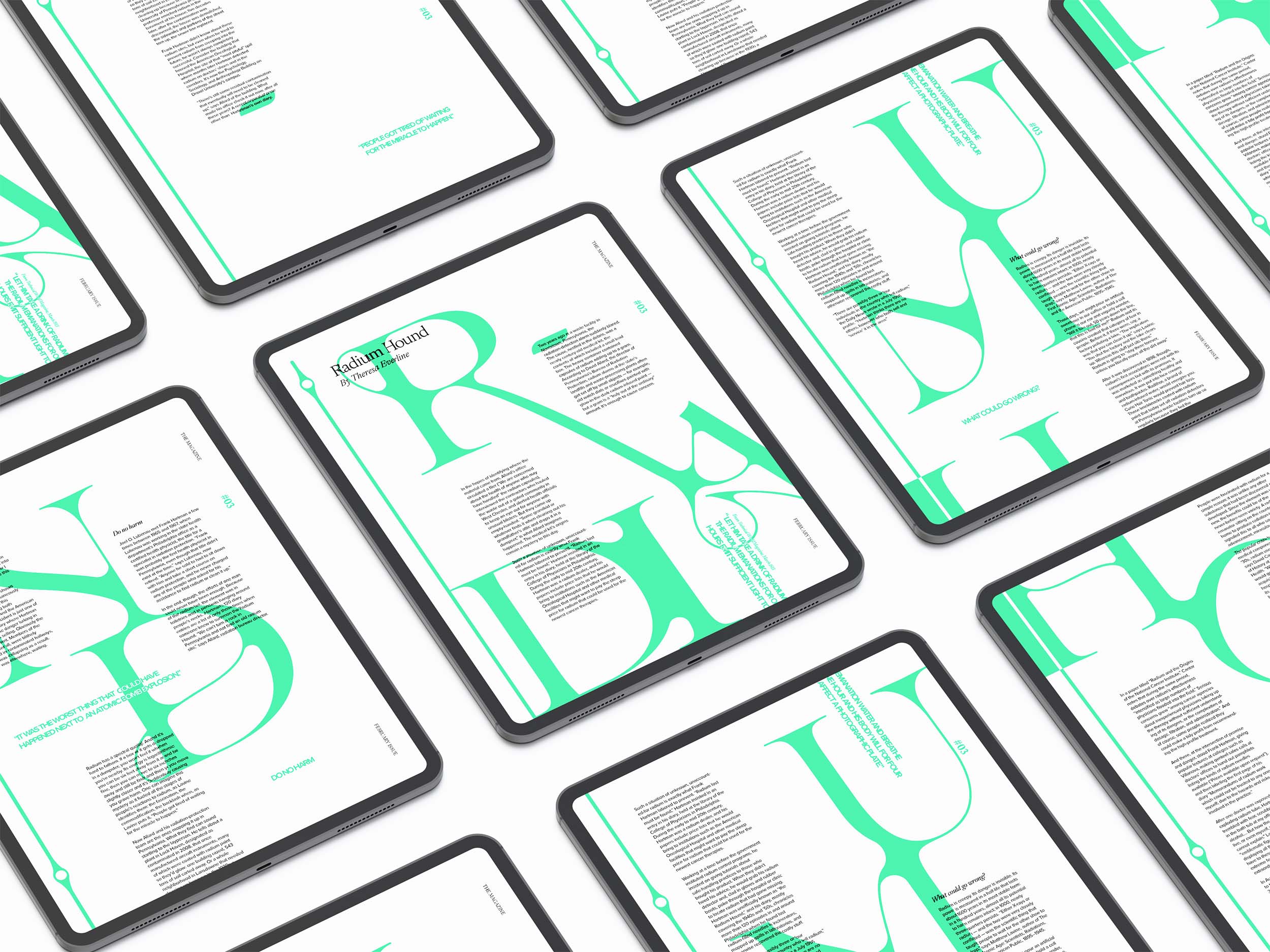 Radium Hound tablet spreads