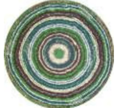 herd of sheep on road painting