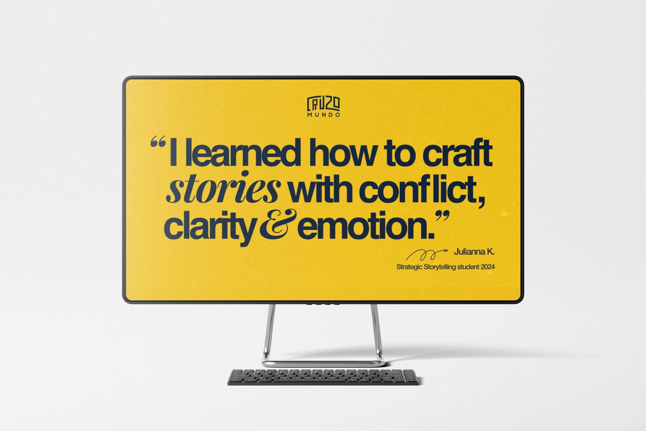 Site typography art