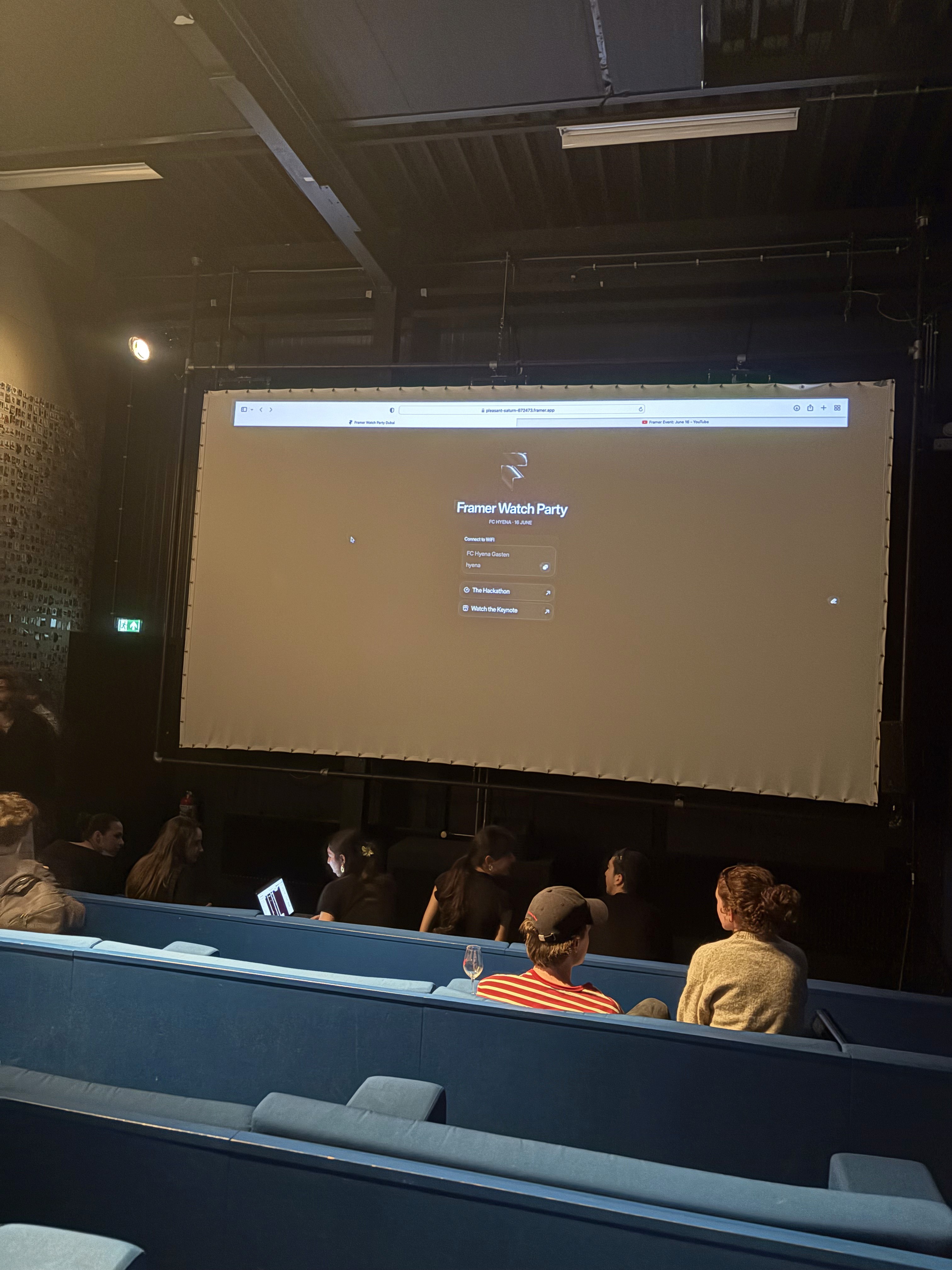 Sparc-team bij het Framer 3.0 event in Amsterdam