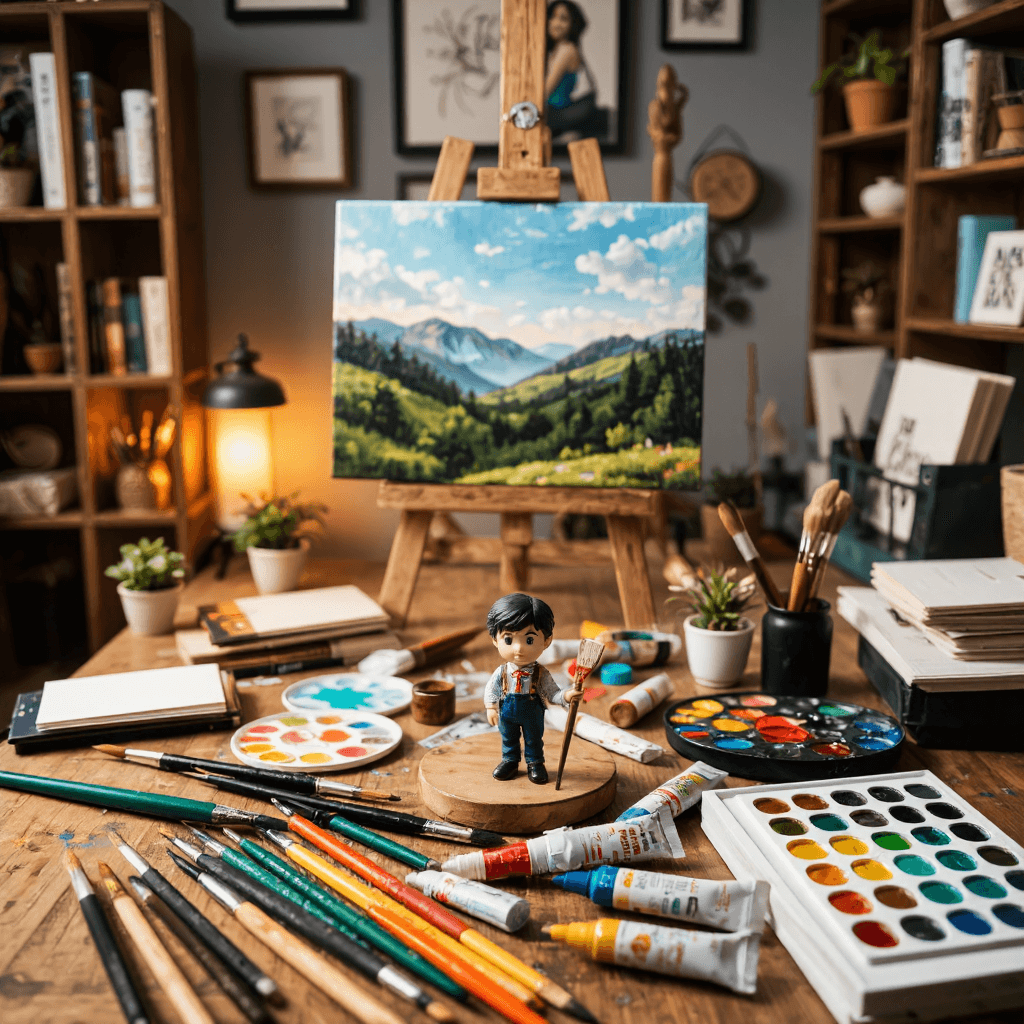 product photography of small figurine