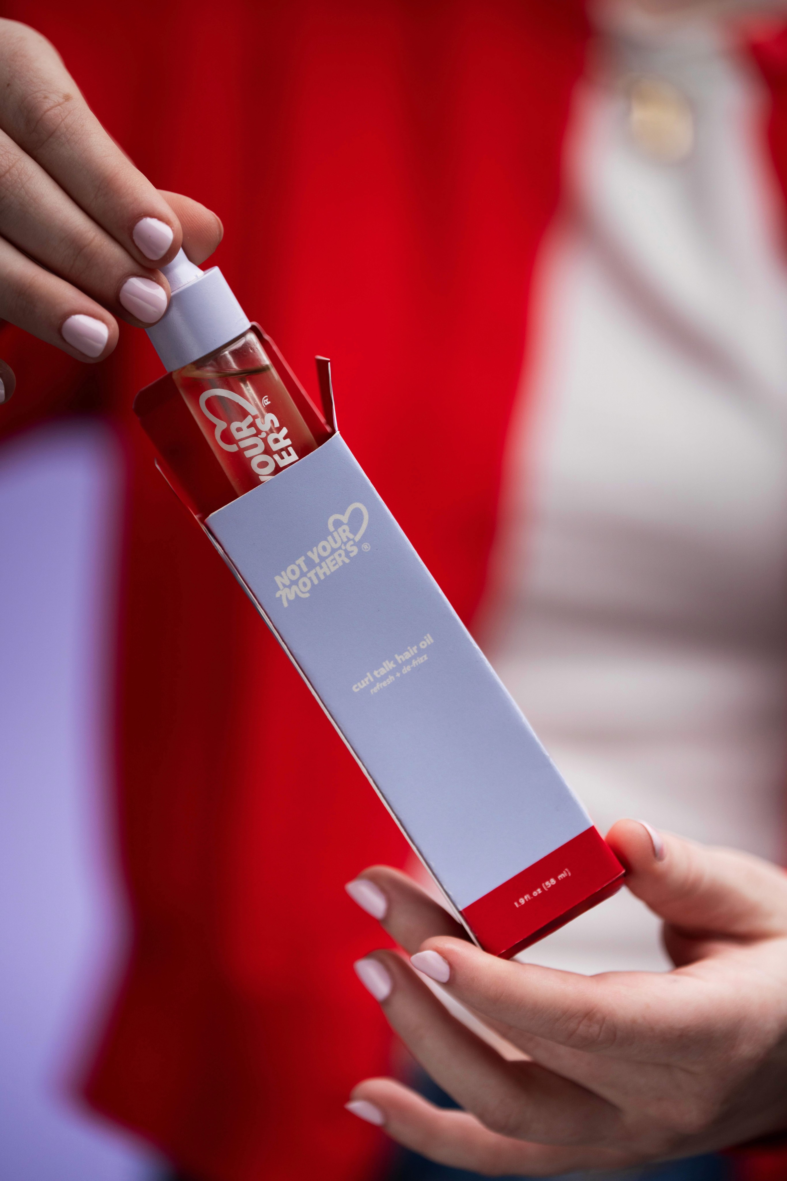 not your mother's hair oil product