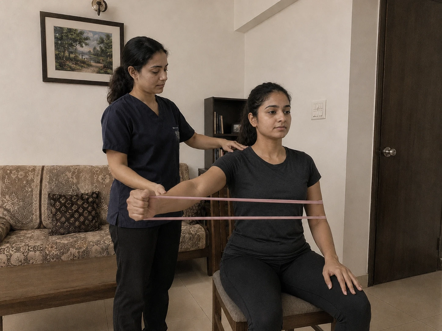 Physiotherapy session