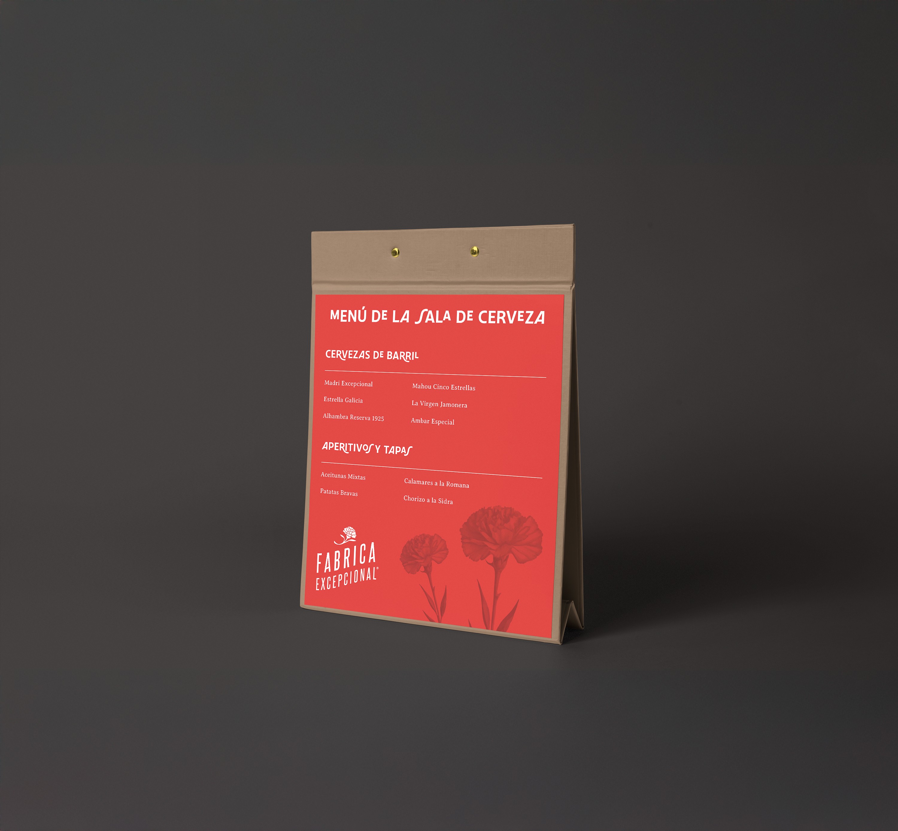 bar menu design