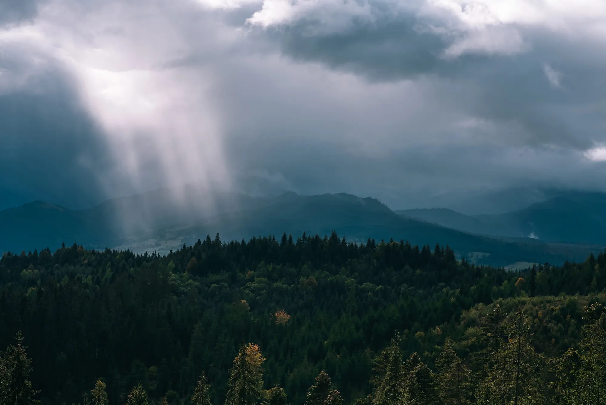 Rainy mountains