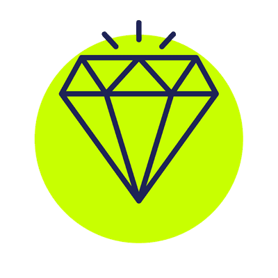 Icon of a diamond