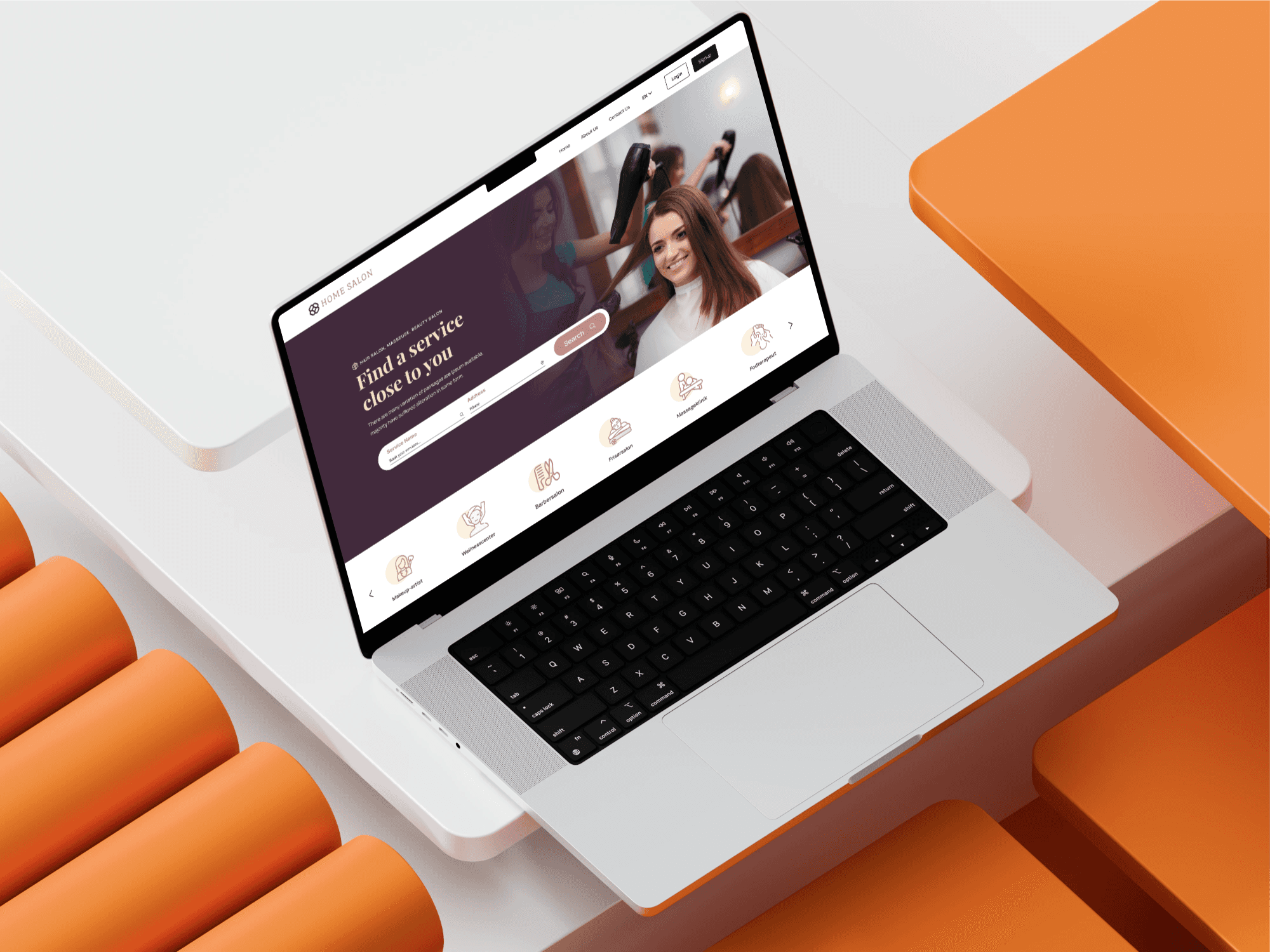 Salon Service Landing Pages
