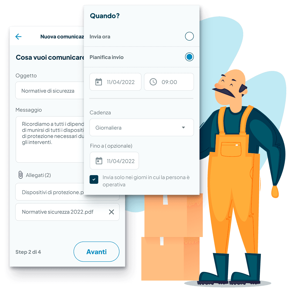Messaggi e comunicazioni aziendali in tempo reale con Fluida