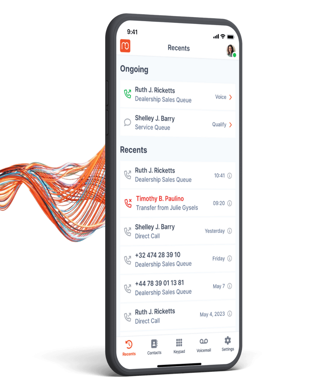 Mobile Office for Genesys Cloud screenshot