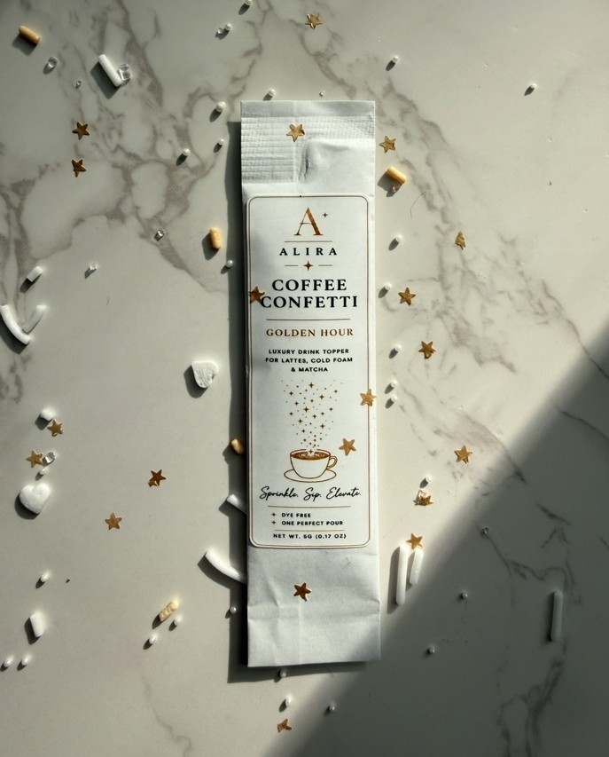 ALIRA Coffee Confetti product packaging