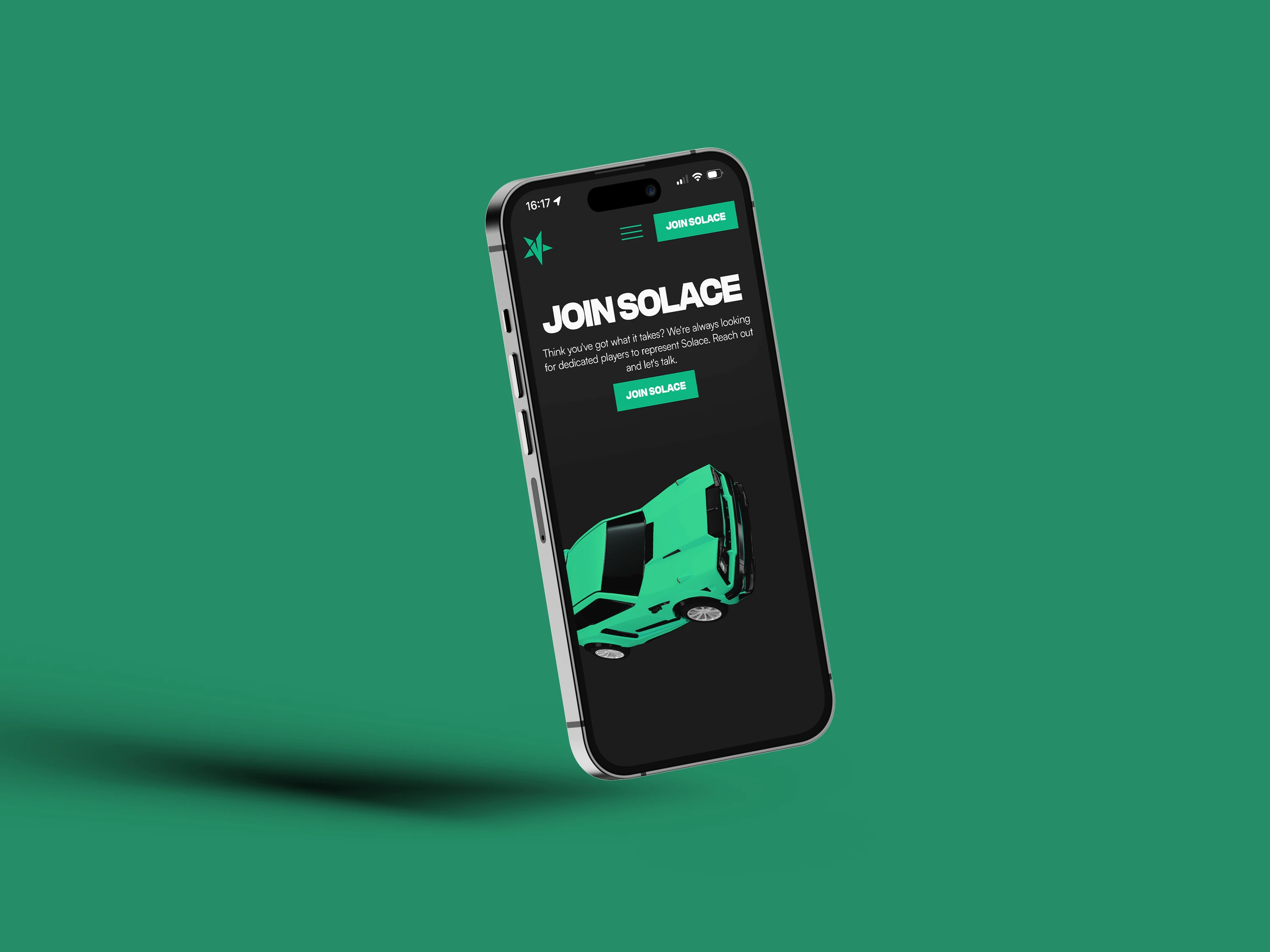 Solace mobile cta