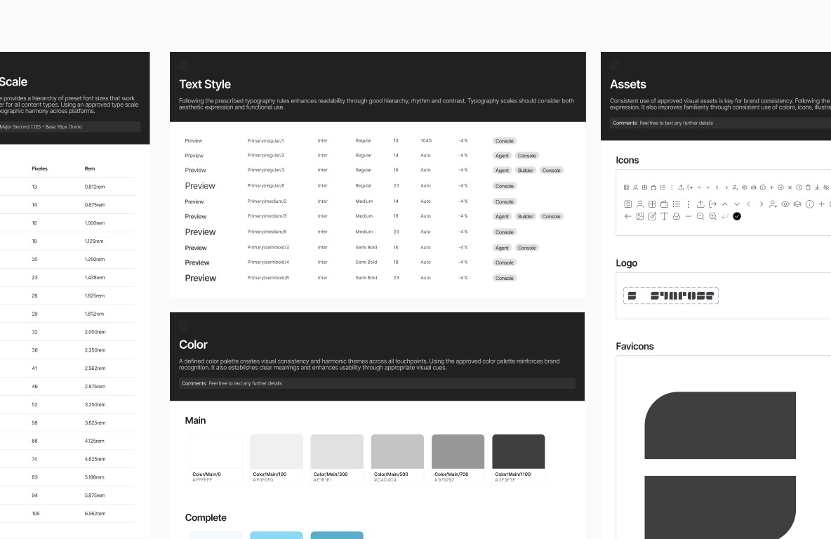 Synrose AI agent chat interface design, image 4 of 4, December 2023