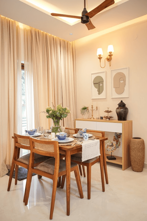 Image of Zen dining space