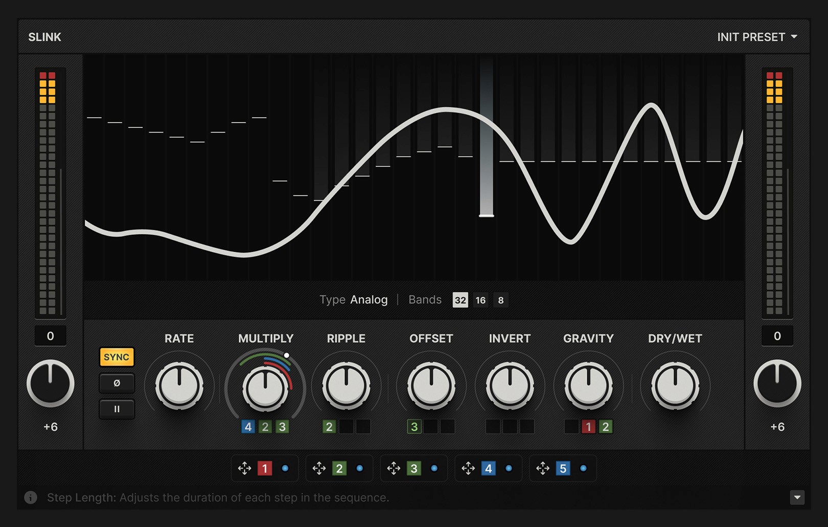 SLINK Audio Plugin levels