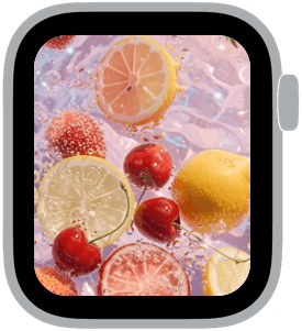 fruit float Apple Watch face preview 1 featuring 4th of july and summer.