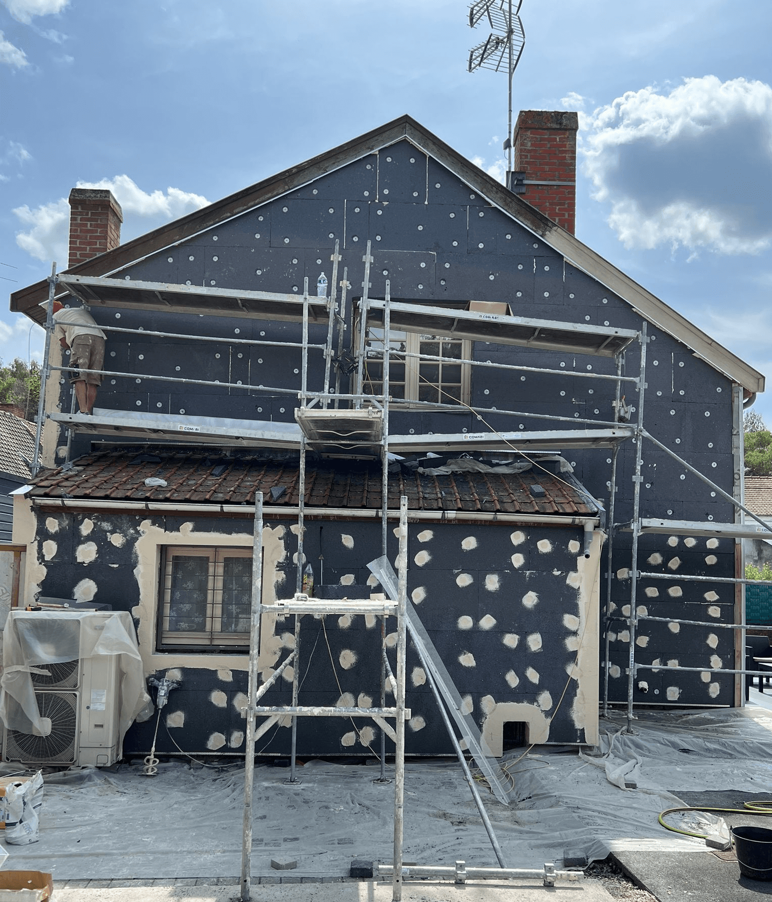 Isolation extérieure et PAC – Péronne