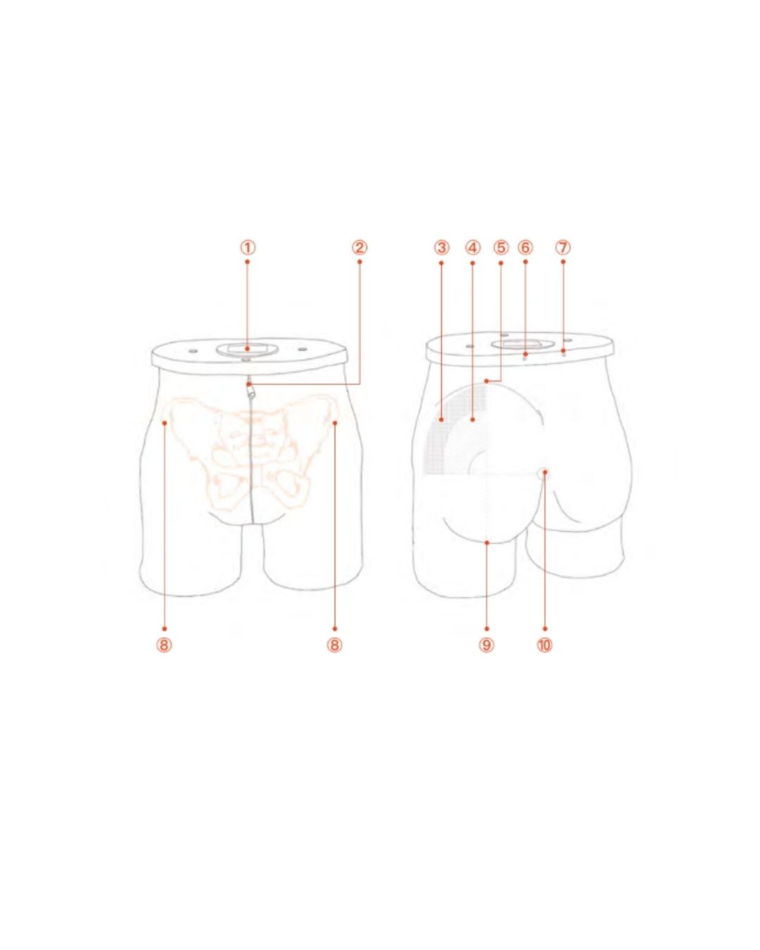 Detachable Intramuscular Injection Buttock