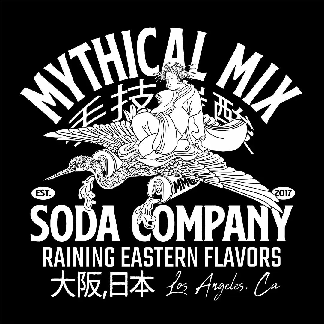 Mythical Mix Crane bomber Illustration