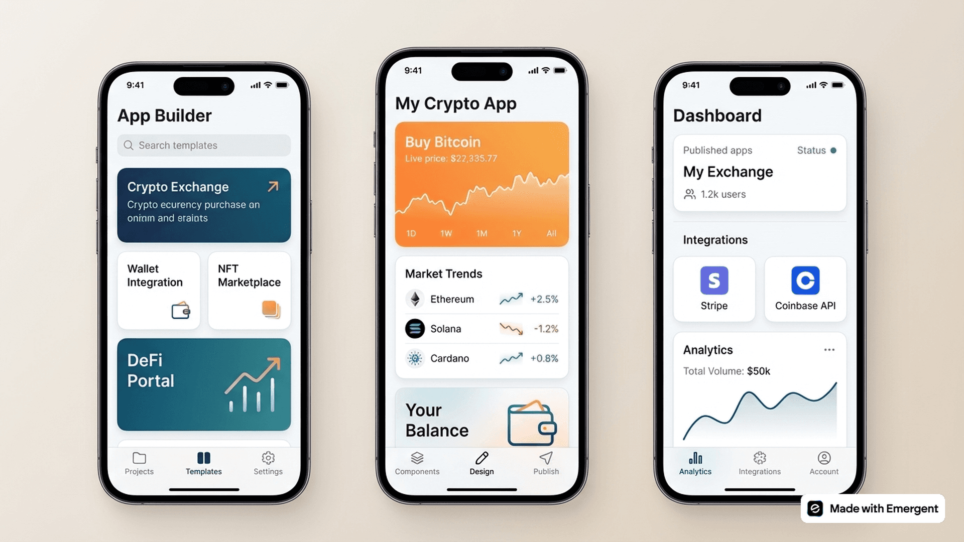 Cryptocurrency Purchase App Made With Emergent