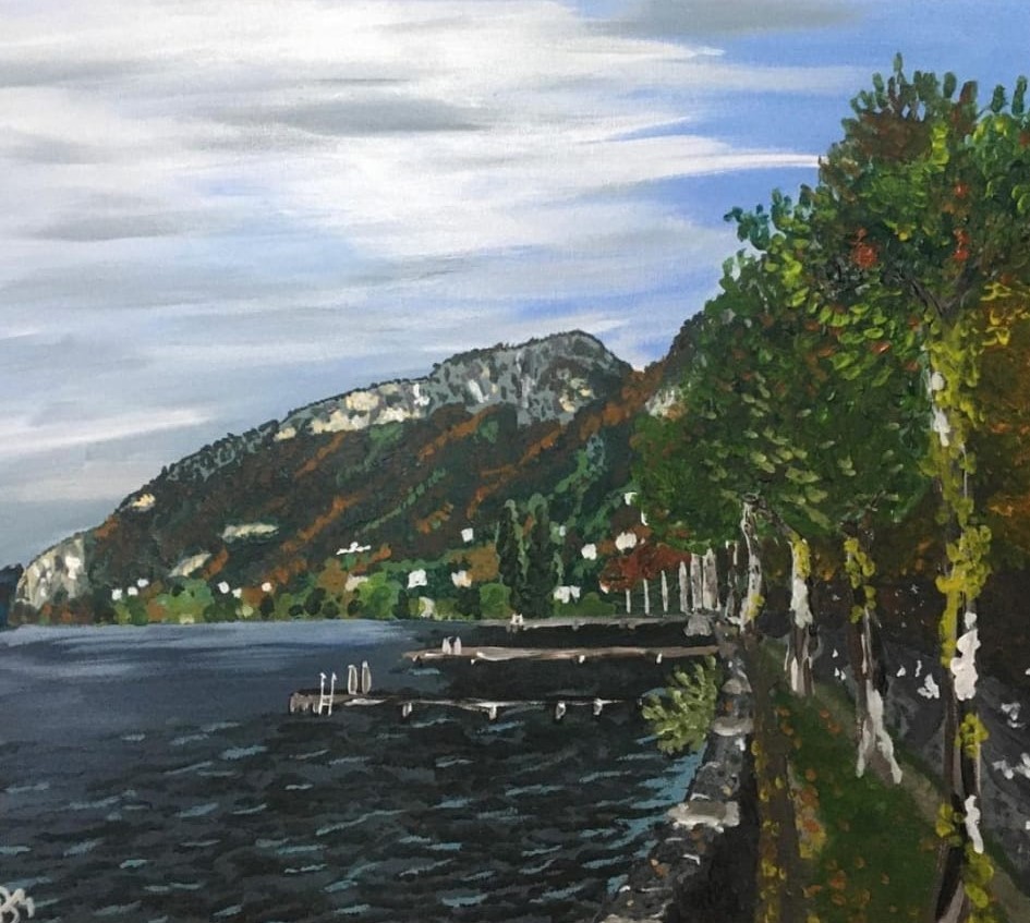 Promenade au bord du lac