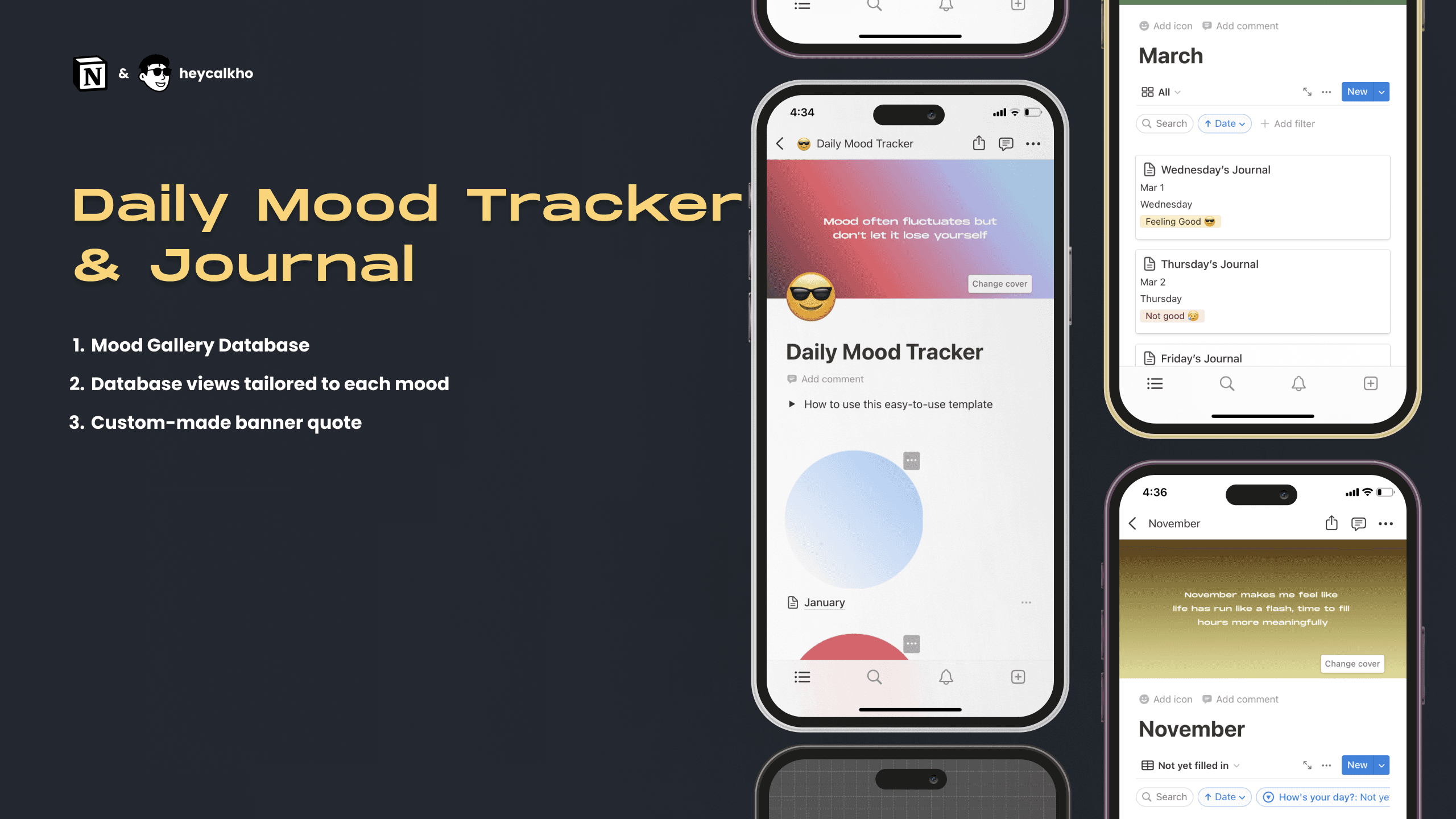 Best 10+ Notion Daily Journal Templates