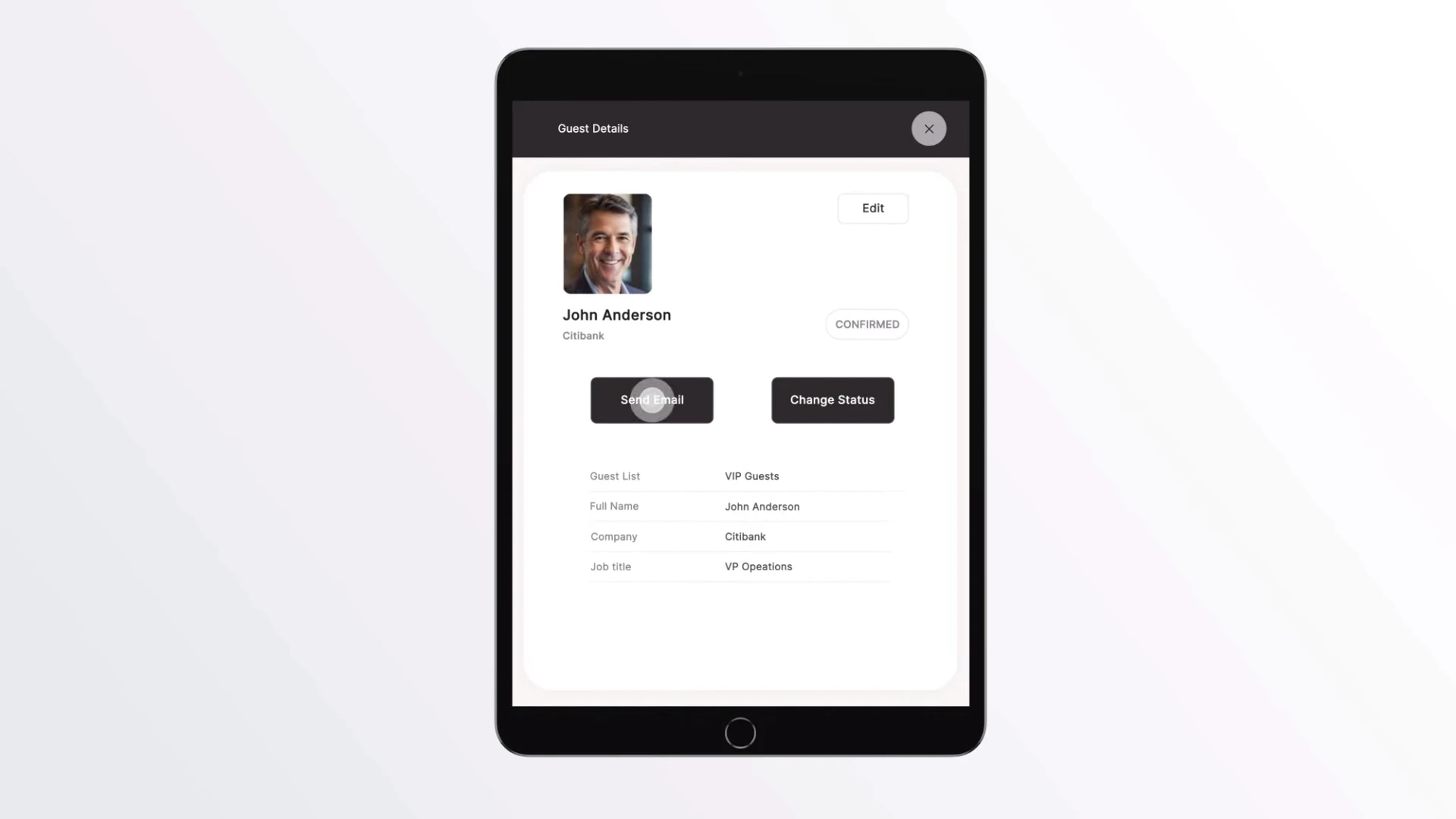 Check-in Pax guest details UI animation