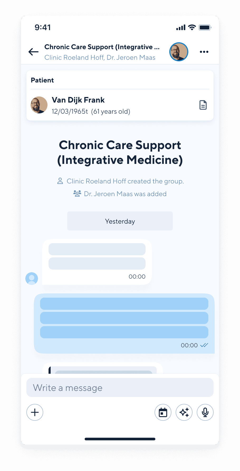Doctolib Connect Patient case