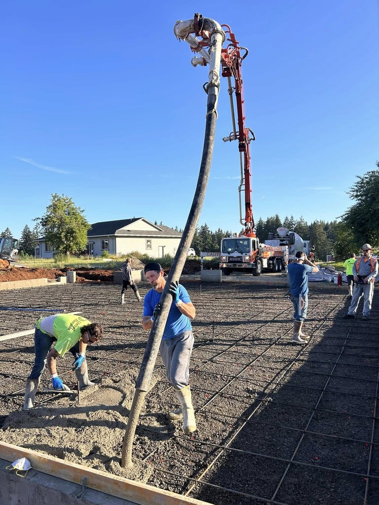 concrete foundation work oregon city diversified contractors team