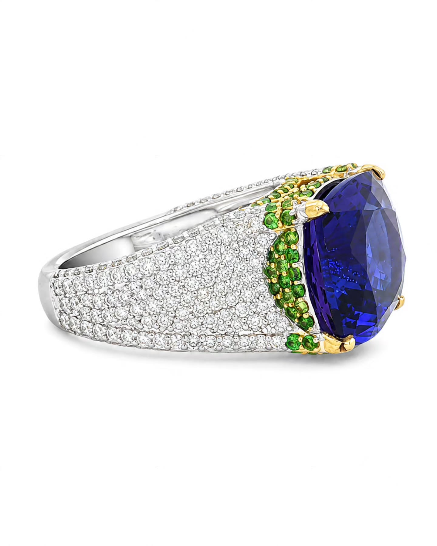 Tanzanite men ring