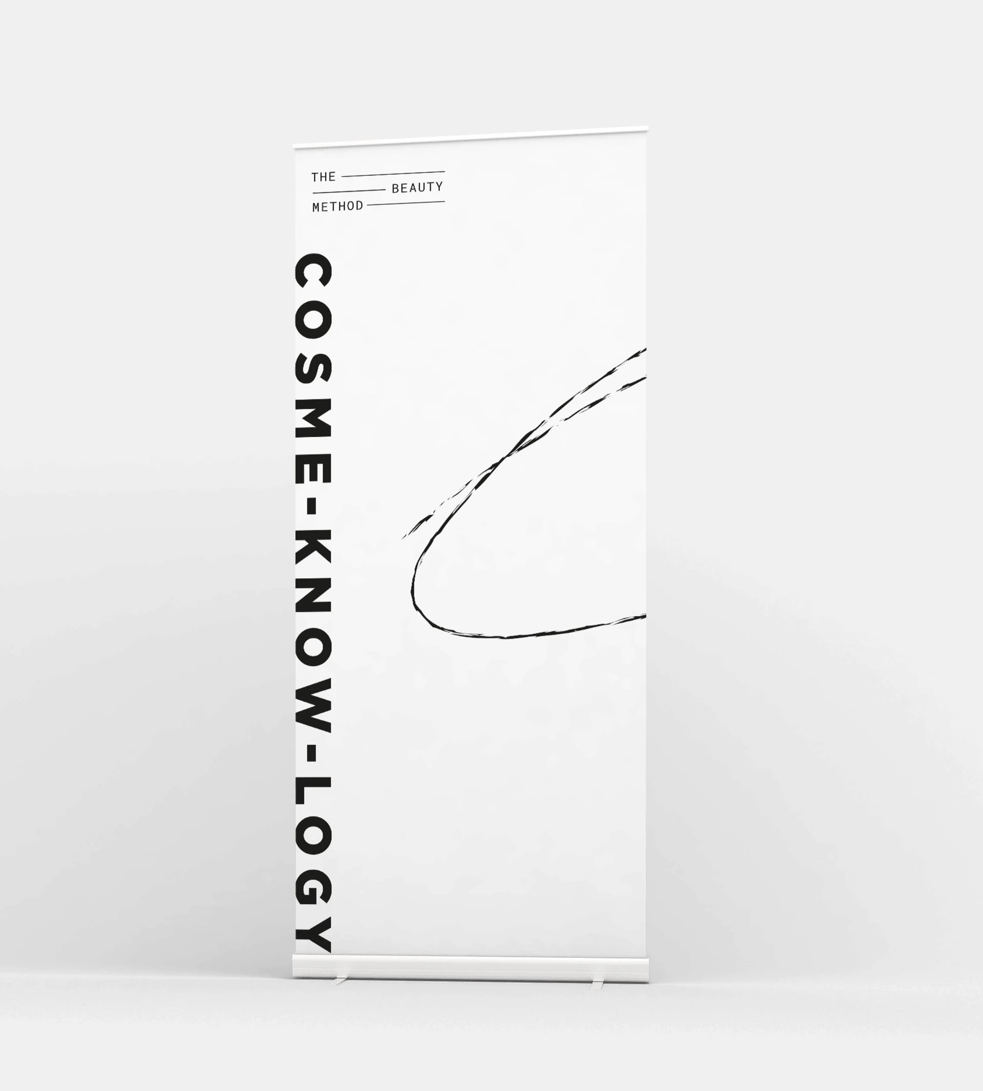 Barcelona branding studio: Cosme-Know-Logy visual identity, logo design banner.