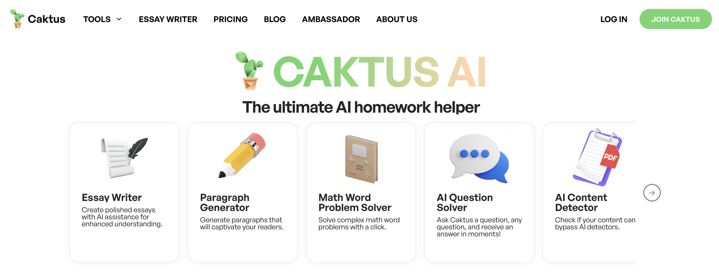 Caktus AI - Caktus AI Free Alternative