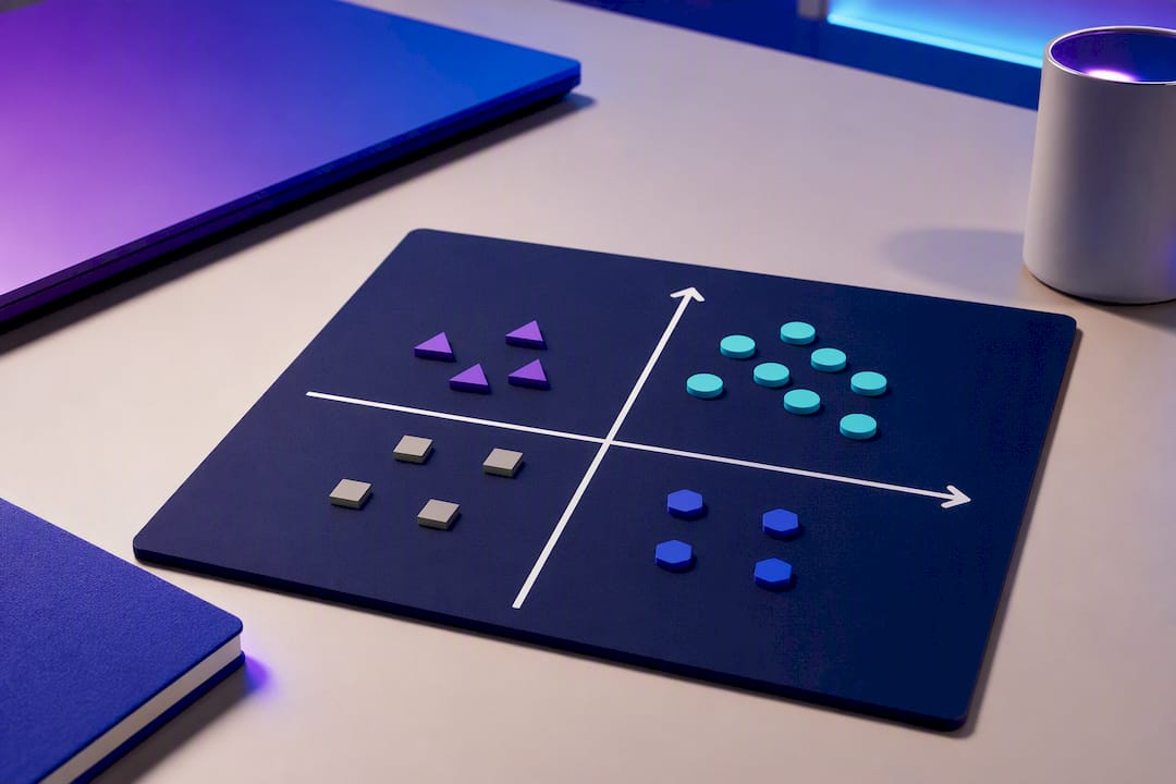 Lead segments mapped by intent and fit