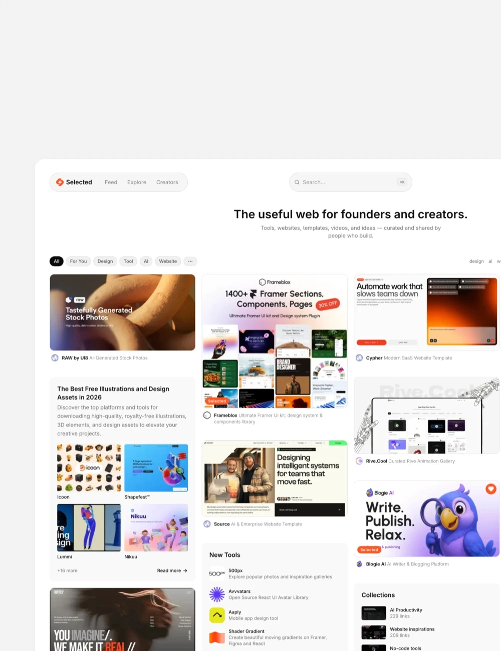 Framer Component Library and Design System - Frameblox UI kit