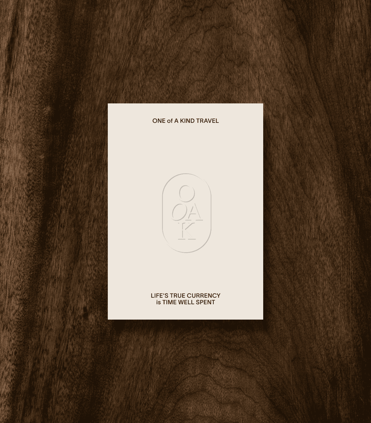 One of A Kind Business Card