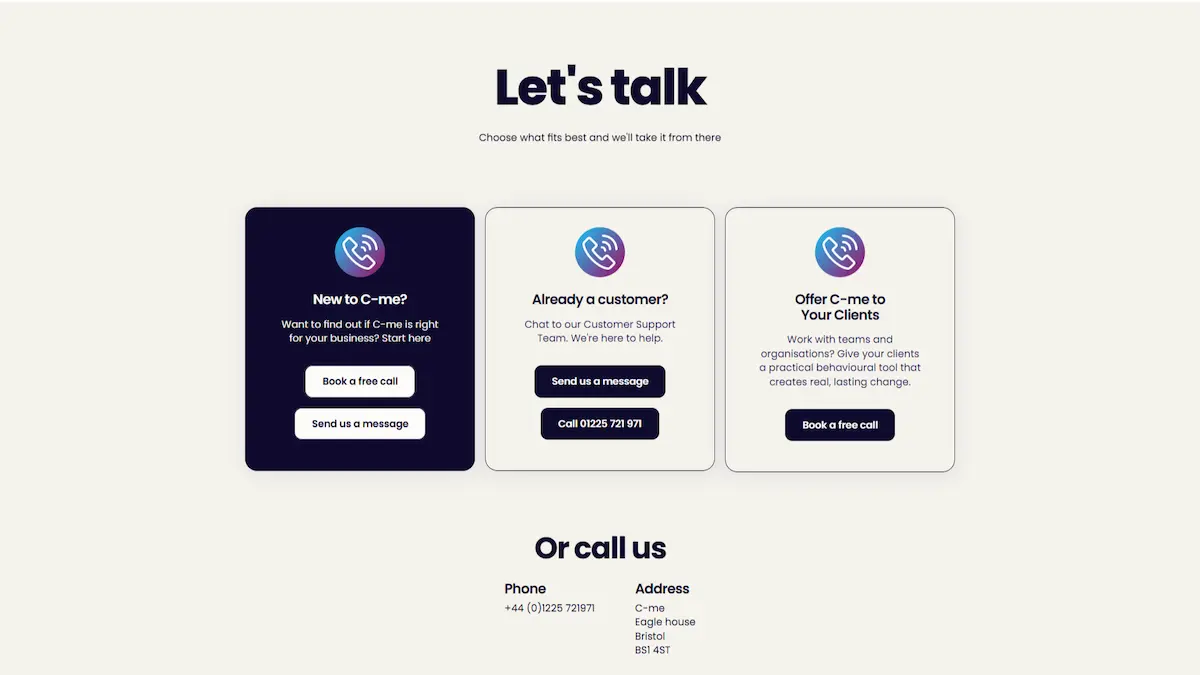 C-ME COLOUR PROFILING WEB DESIGN