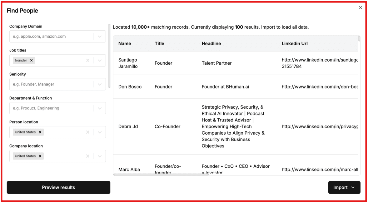 Find people on Bitscale.ai