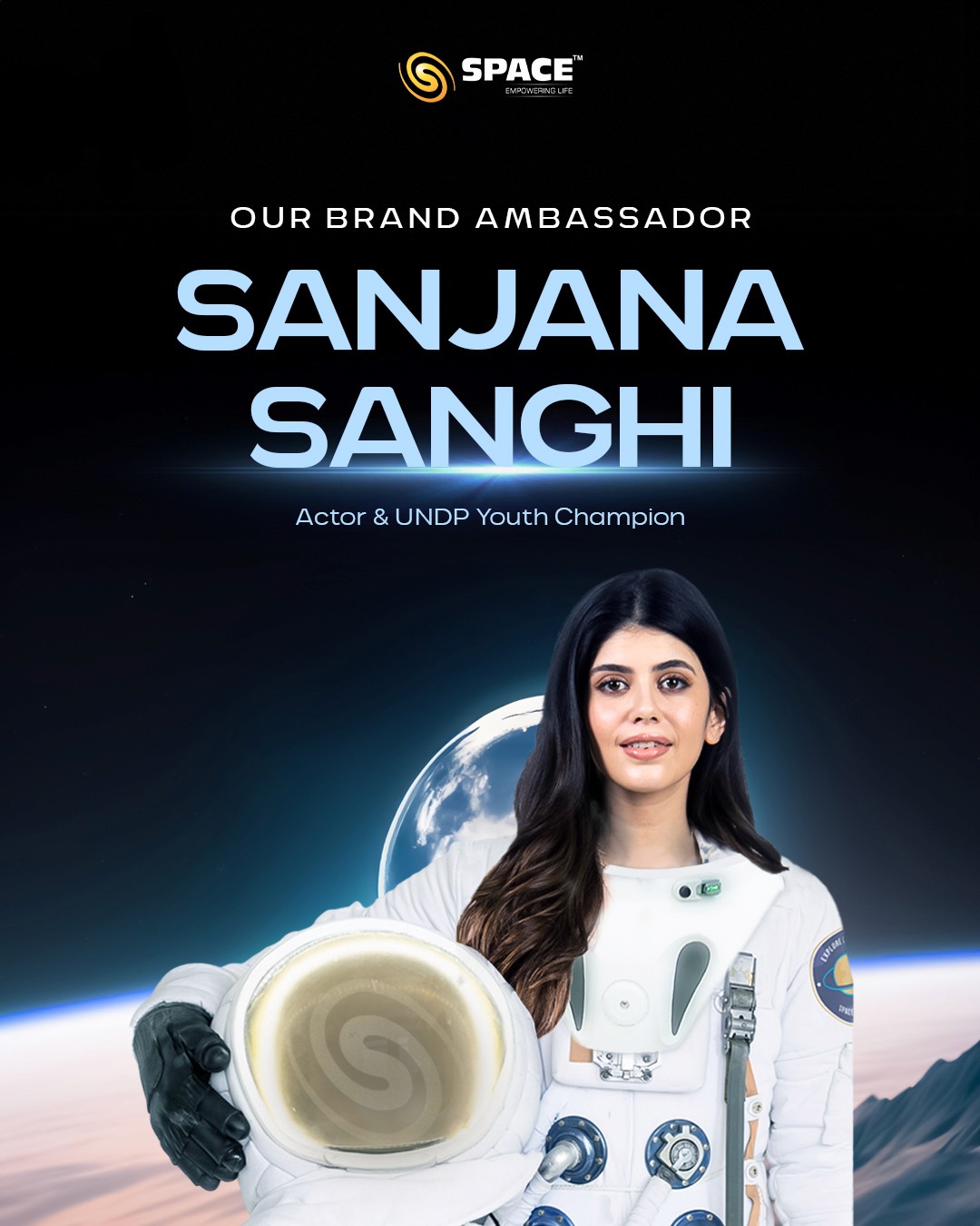 Space Sanjana Sanghi brand ambassador launch