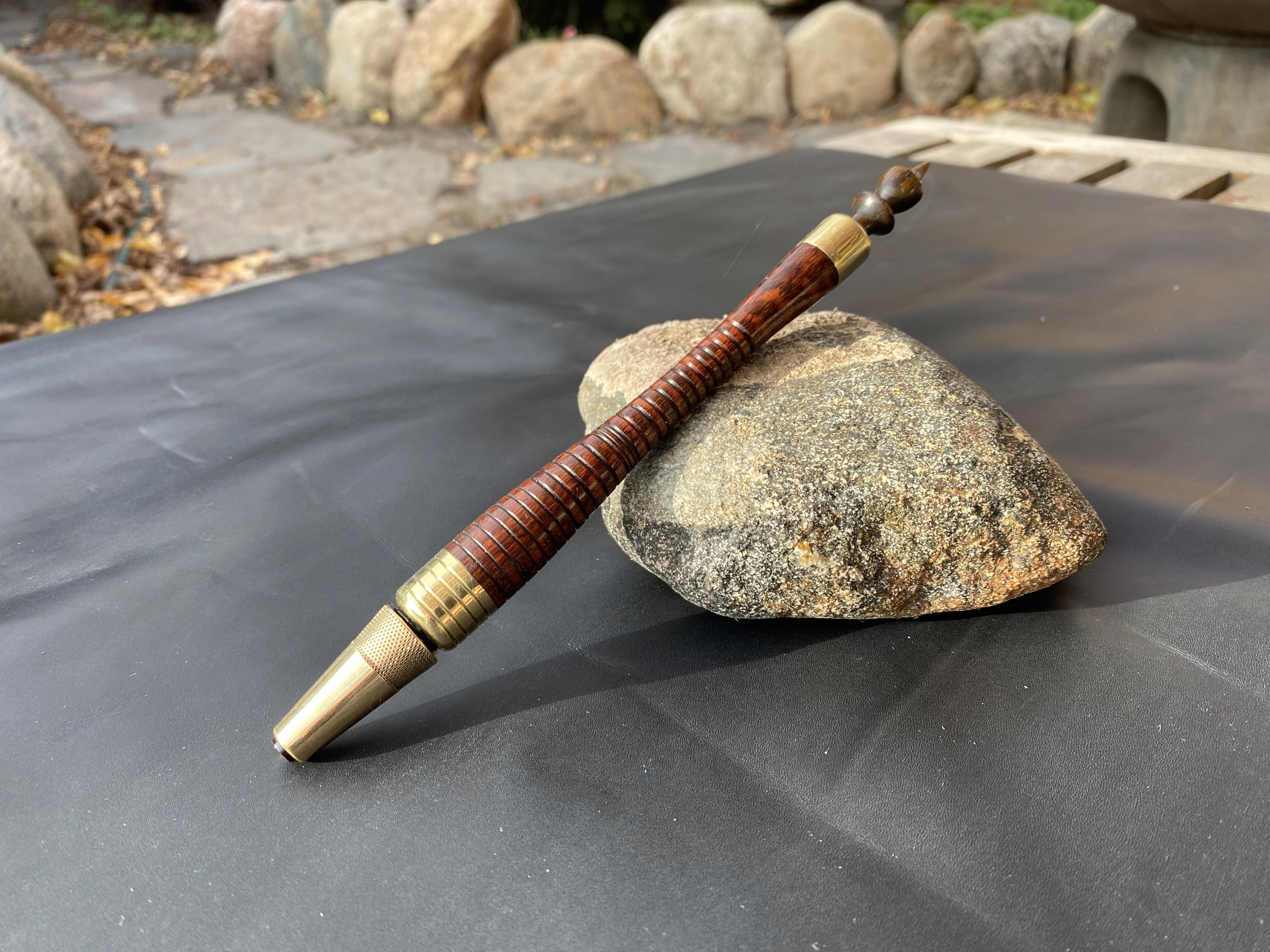 Snakewood pen knife