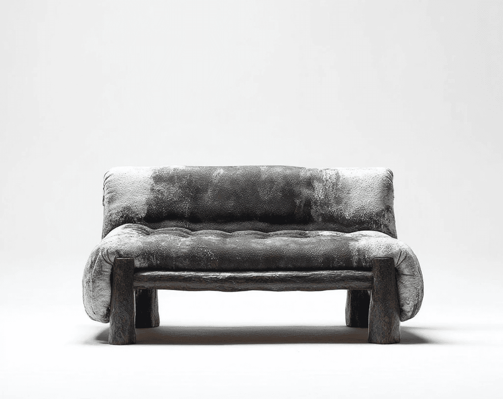 Aashray A place of rest and refuge.  Where fire-softened surfaces and generous   form come together, offering comfort that   feels grounded, warm, and enduring.