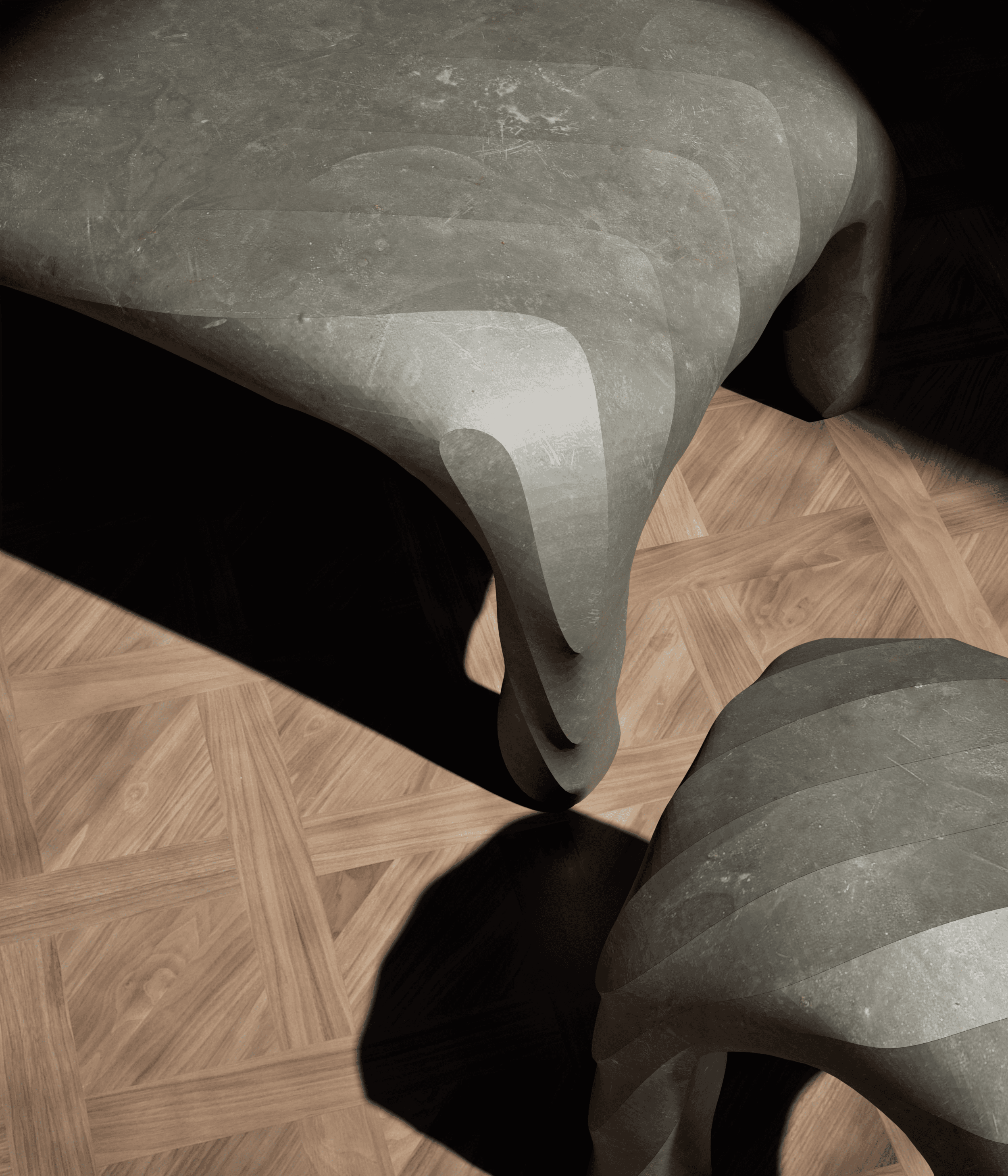 arya-safavi-Spider-Stool-and-table--photoshoot