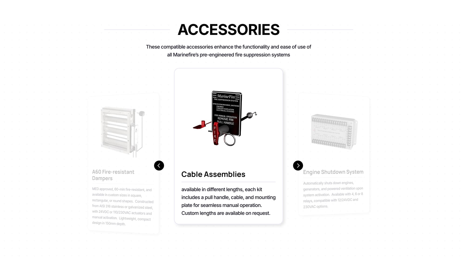 Accessories Marine Fire - Gds Company