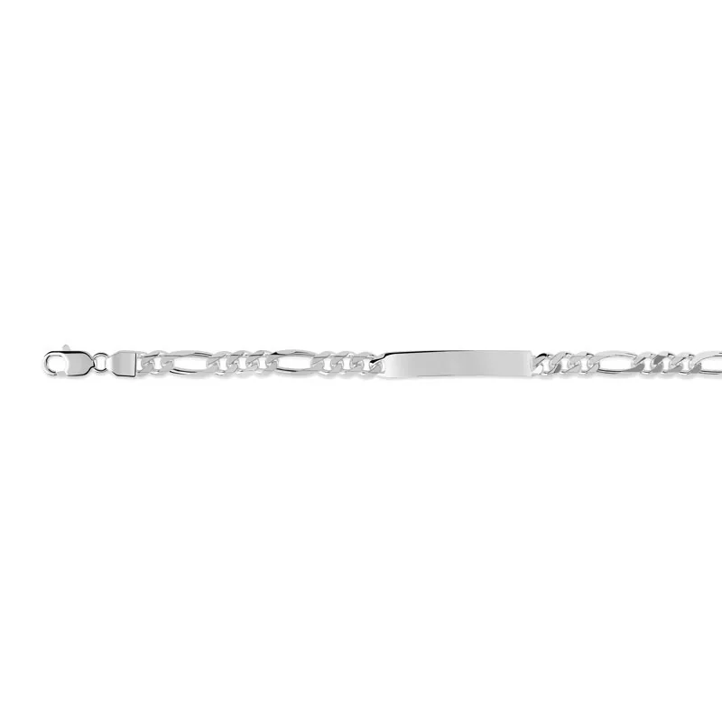Gourmette d'identité en argent 925
