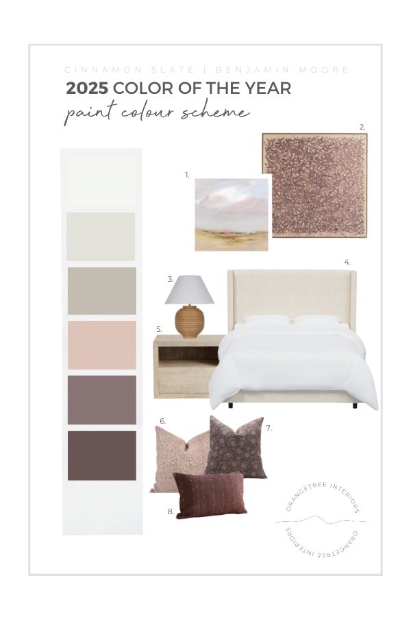 025 Paint Color of the Year Benjamin Moore Cinnamon Slate