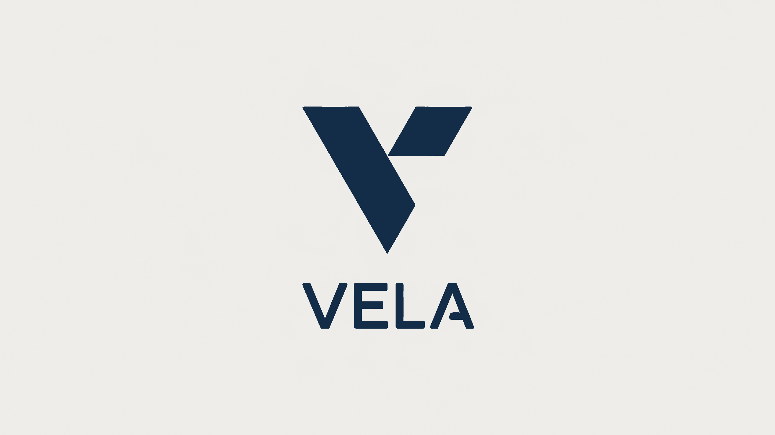 AI-generated Vela logo concept V3 exploration showing twelve geometric V mark directions, created with Ideogram by Huw Mathias