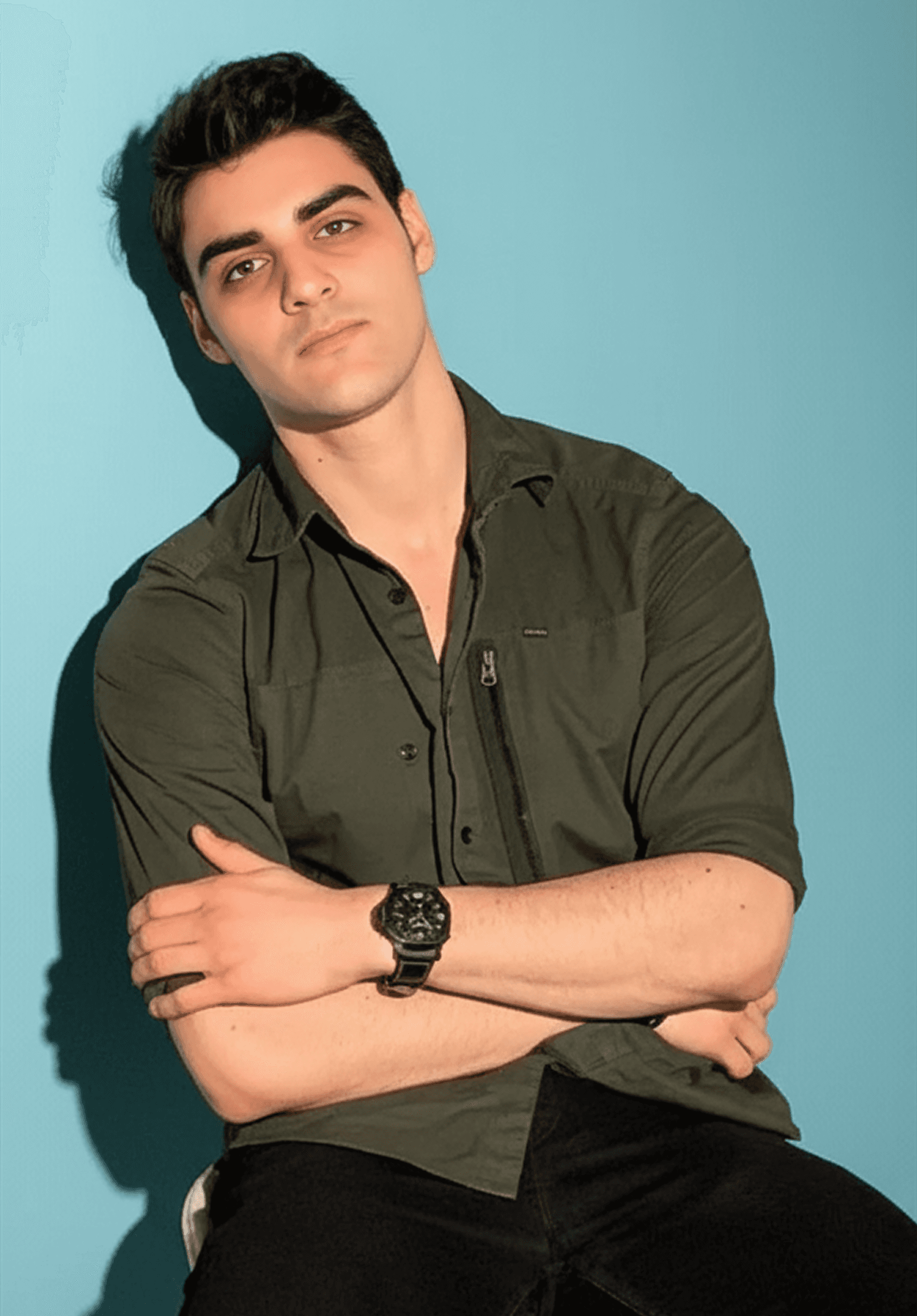 Portrait of portfolio creator – front view