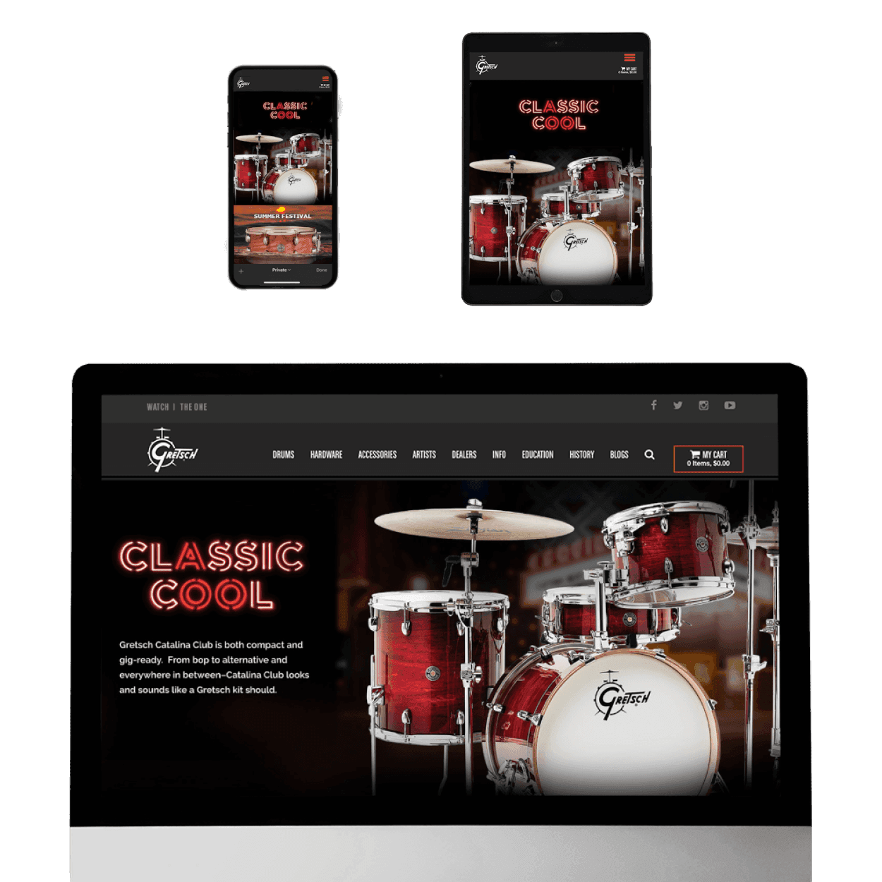 Getsch Drums Website