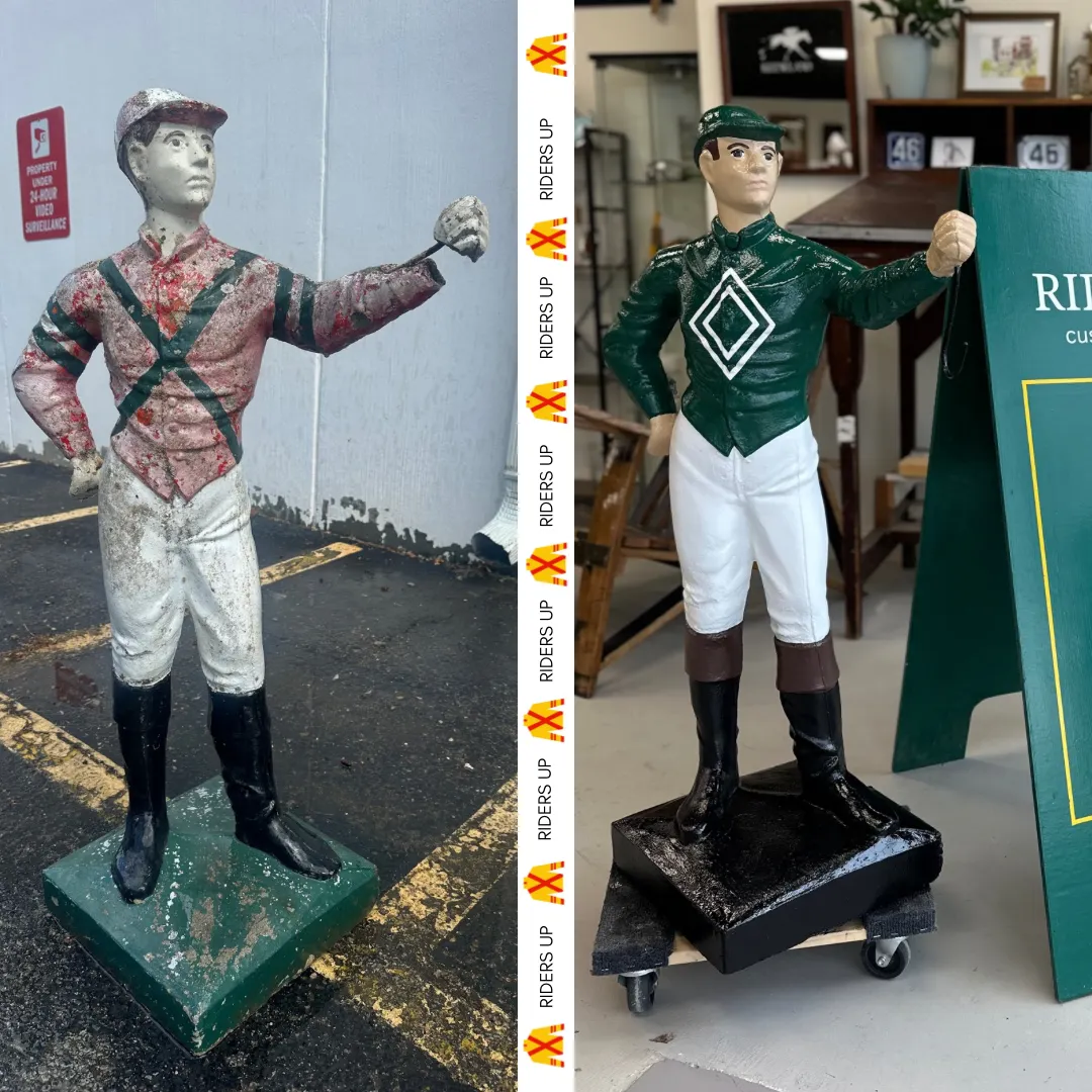 Lawn Jockey Restoration Riders Up 2