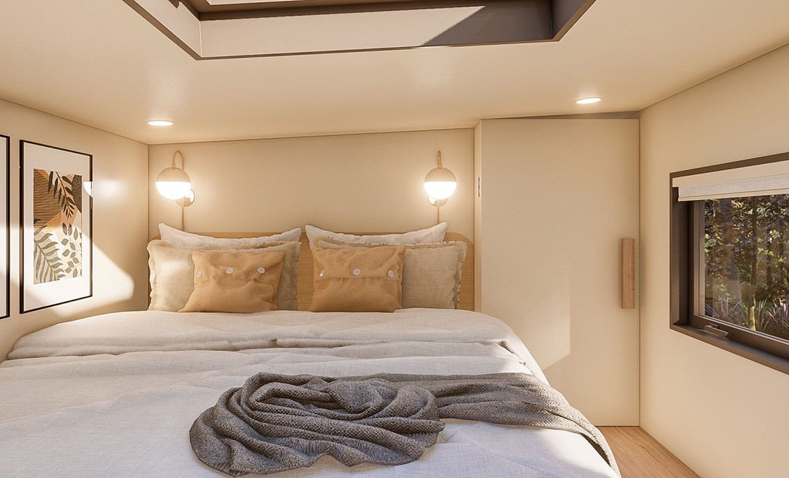 Petite Maison - Family Tiny House Bedroom