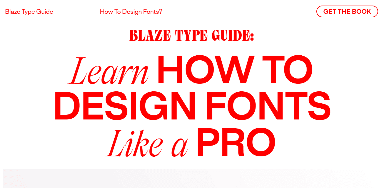 How to Design Fonts