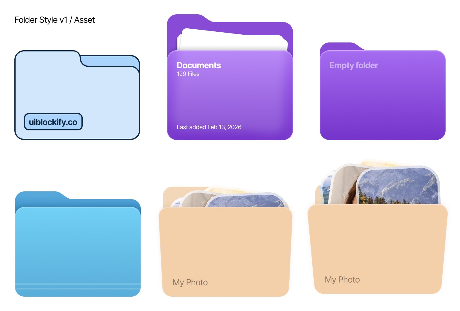 Folders Figma Style v1